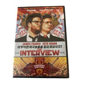 The Interview DVD Freedom Edition James Franco & Seth Rogen Comedy New Sealed